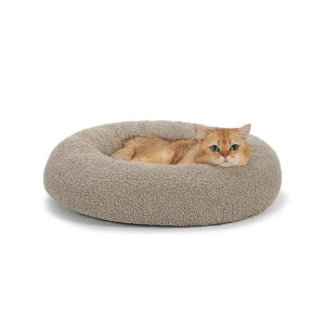 Teddy Sherpa Donut Bed